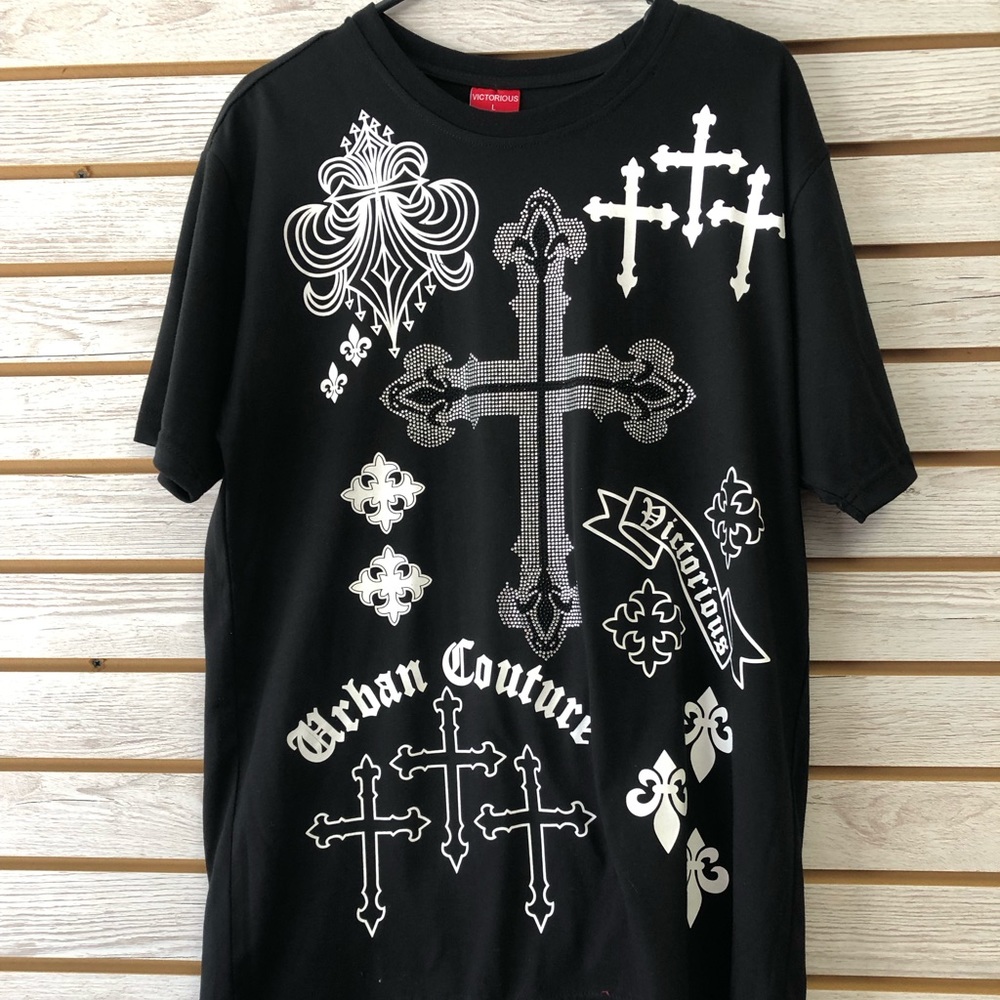 Men Graphic Black Tshirt